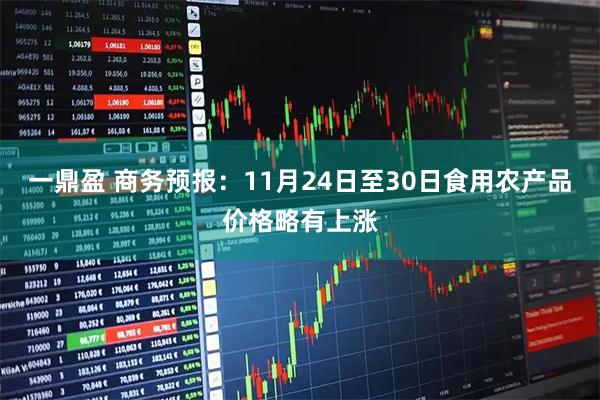 一鼎盈 商务预报:11月24日至30日食用农产品价格略有上涨